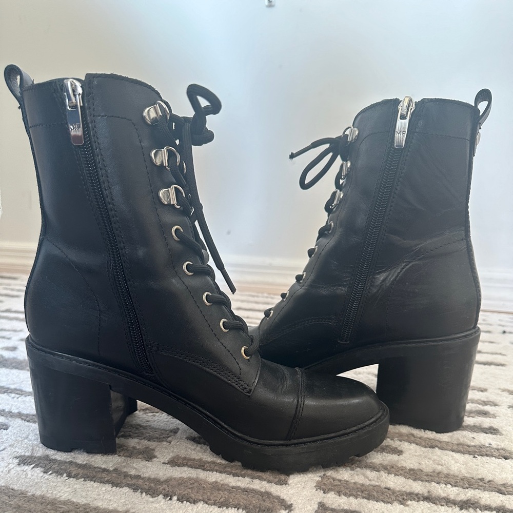 Marc Fisher Platform Combat Boots - image 3